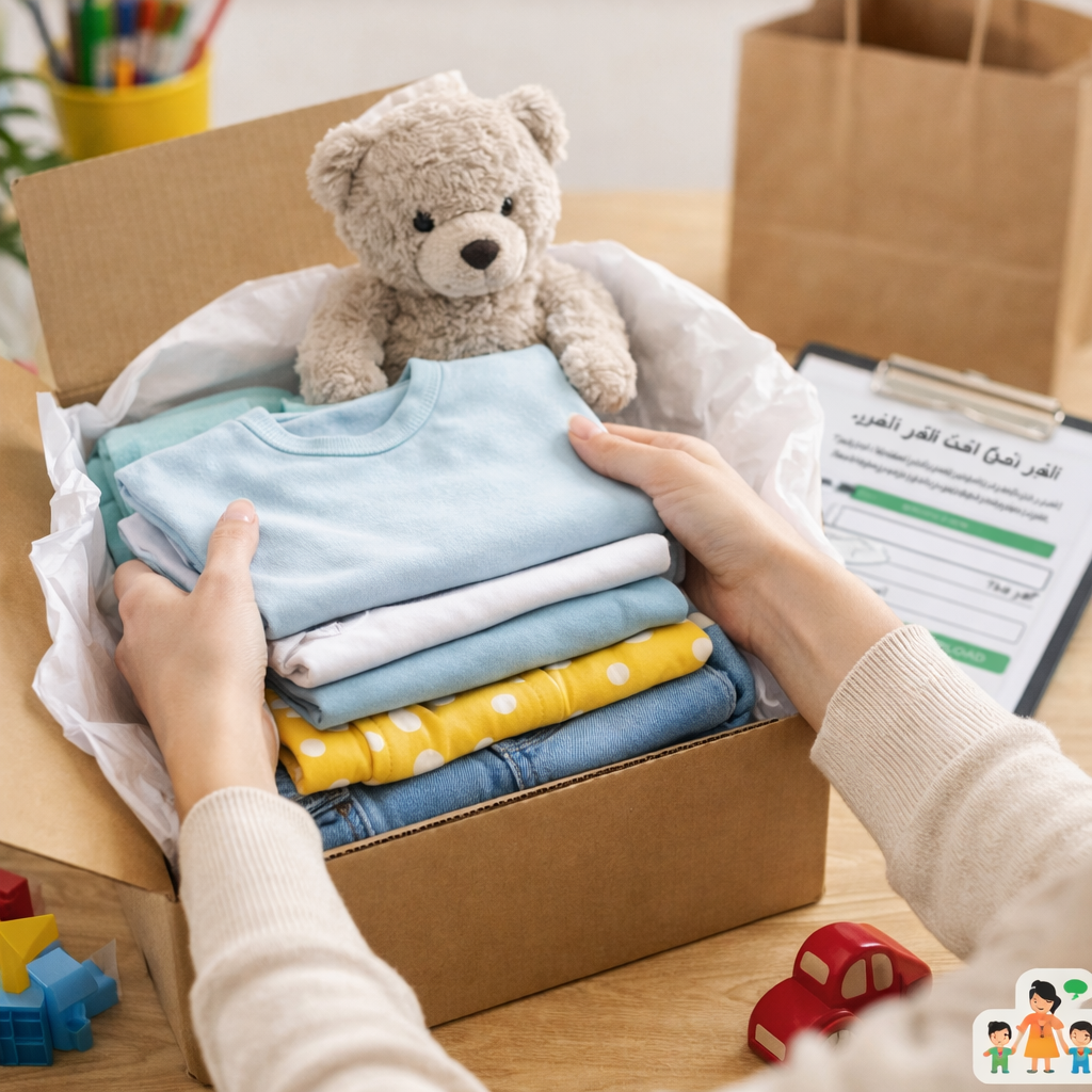 راهنمای اهدا لباس کودک