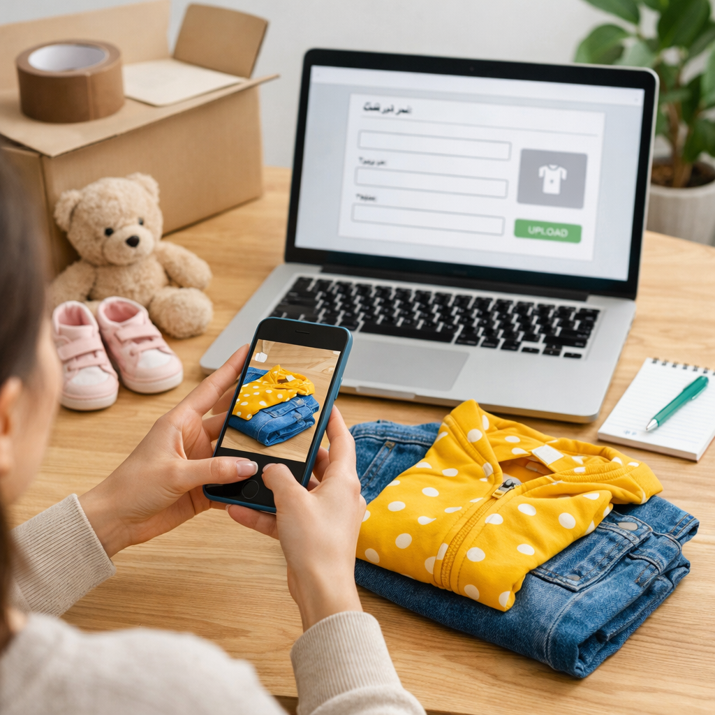 راهنمای ثبت و فروش لباس کودک