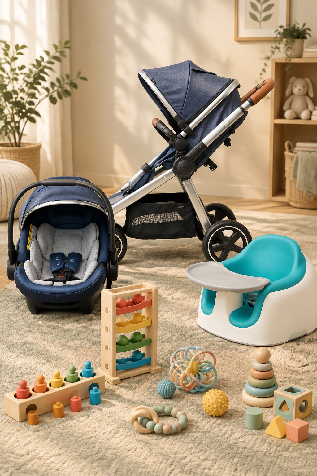کالسکه و کریر Bebeko Diamond 3W همراه با کلی هدیه