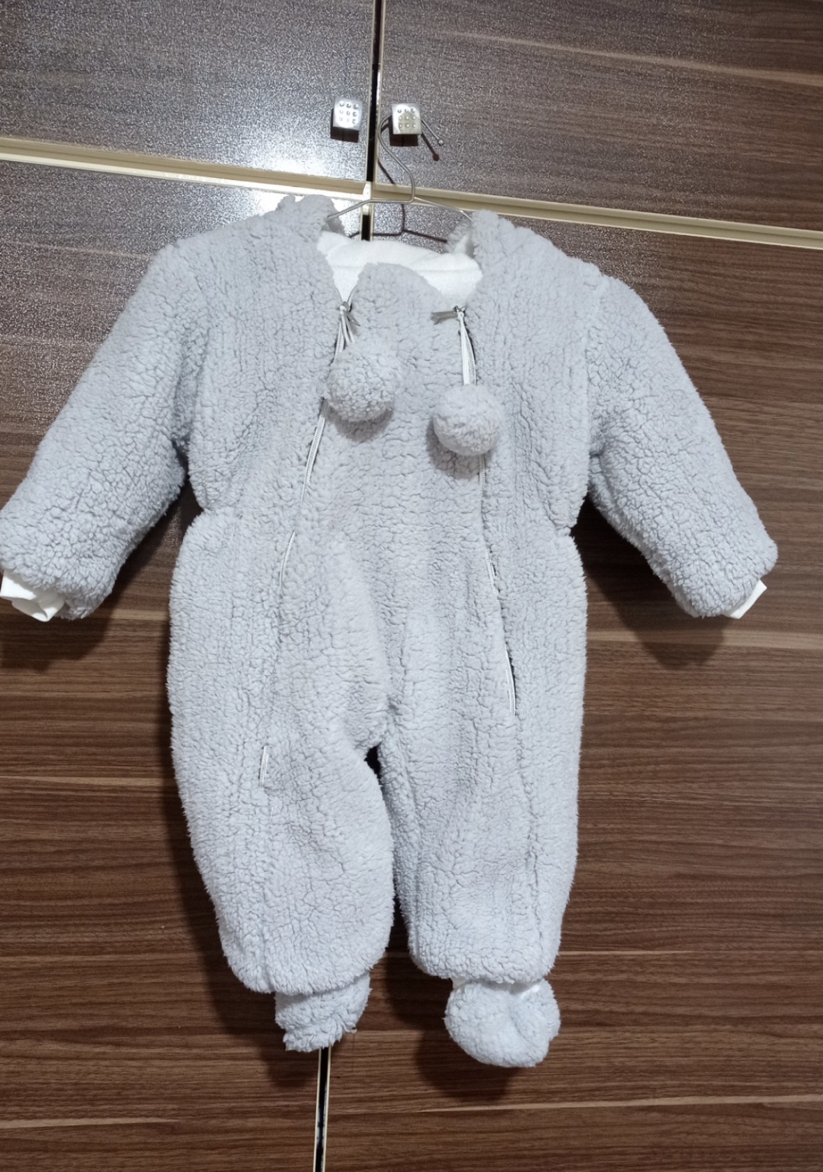 سرهمی تدی ۹ تا ۱۲ ماه طوسی