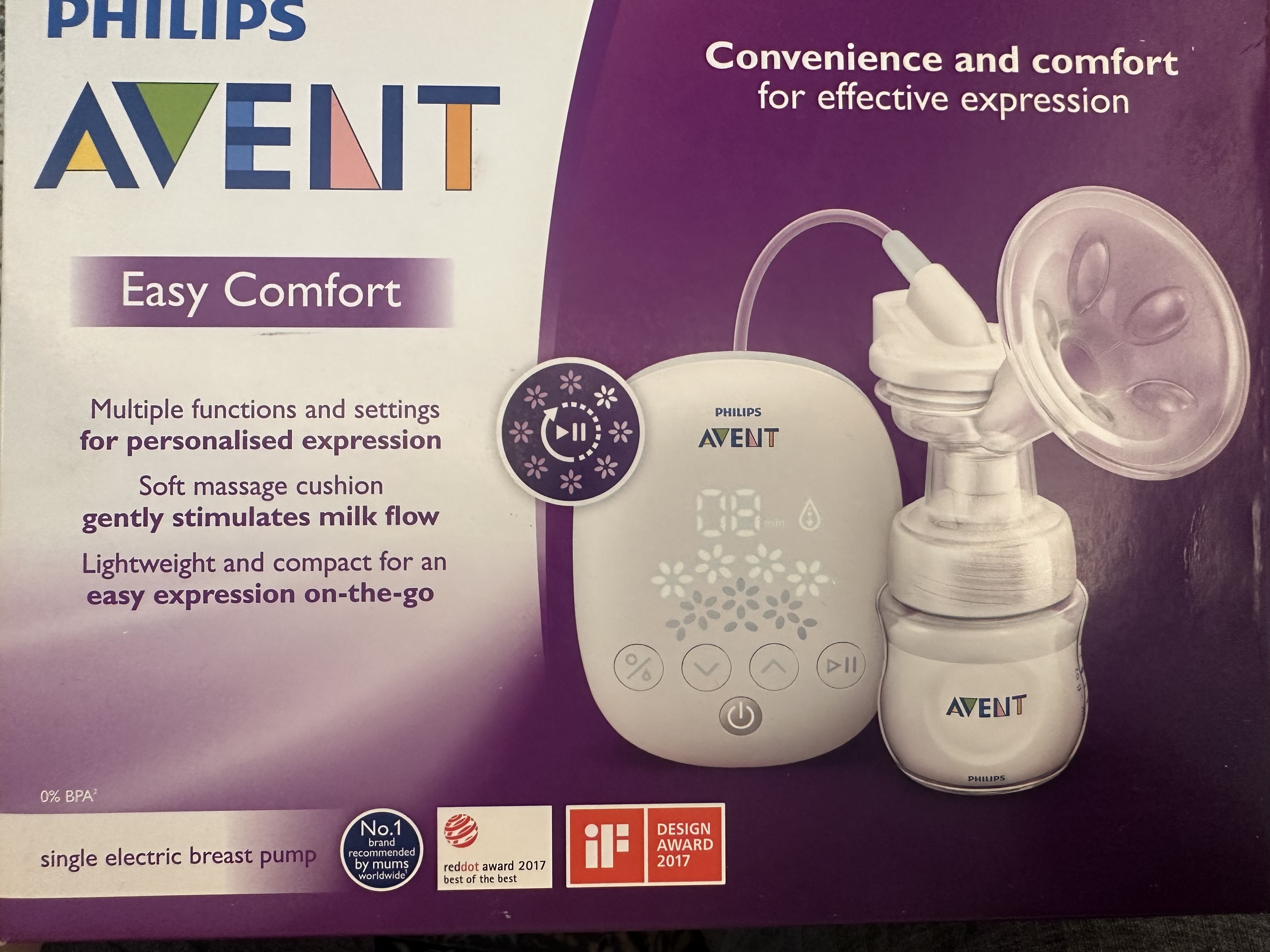 شیردوش برقی نچرال فیلیپس اونت Philips Avent مدل easy comfort
